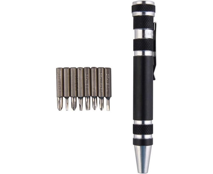 8 in 1 Screwdriver Pen Mini Multifunction Gadgets Precision Repair Tools Scre Carousel 1
