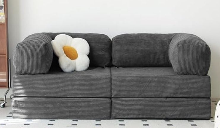 Twin Combination Convertible Folding Sofa Bed Armless Foam Sleeper Floor Couch62934714647683115