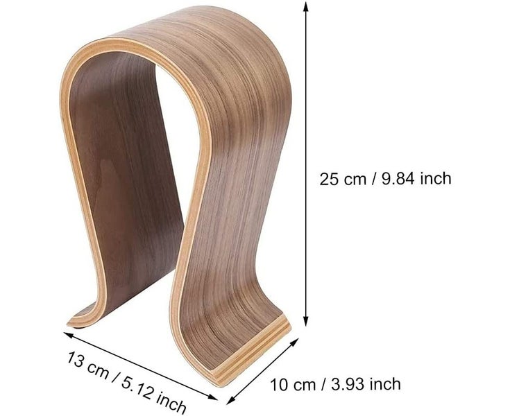 Walnut Wood Headphone Stand, Headphone Stand, Universal Headphone Stand, U Sh Carousel 2