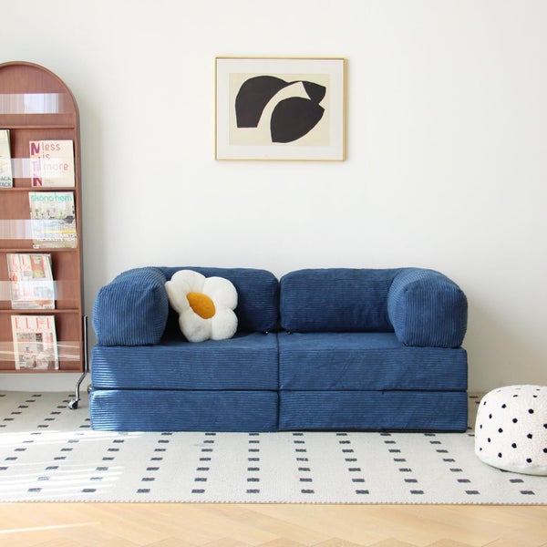 Twin Combination Convertible Folding Sofa Bed Armless Foam Sleeper Floor Couch Carousel 1