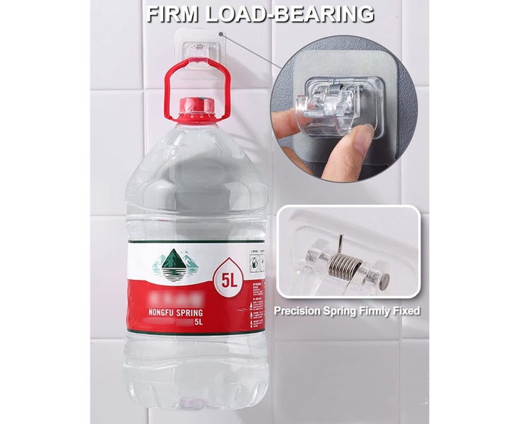 Curtain Rod Brackets, No Drilling Required 8pcs, Self-Adhesive Curtain Rod Br Carousel 5