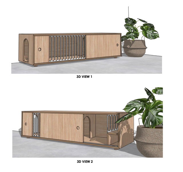Bespoke Rabbit Credenza – Stylish, Secure, and Rabbit-Approved Carousel 9