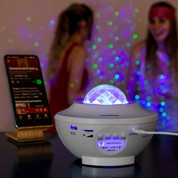 Led Star Projector And Laser With Speaker Sedlay Innovagoods Carousel 1