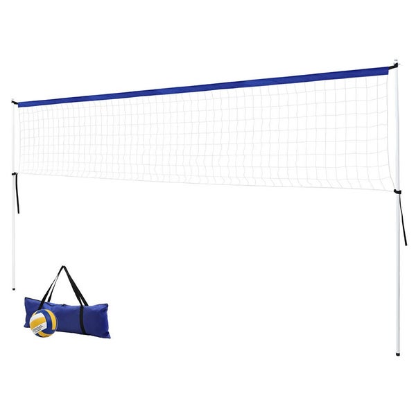 6M Portable Volleyball Net Set Adjustable Height Multi-Sport Net With Ball An... Carousel 1