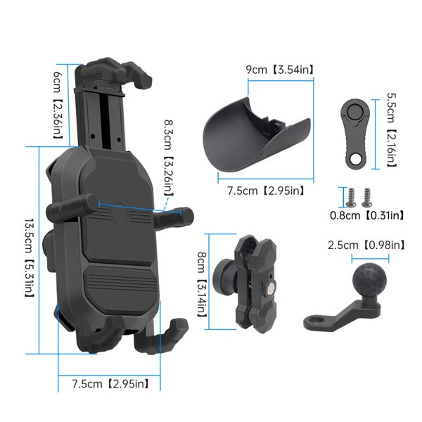 Motorcycle Phone Mount for Rearview Mirror Clearance62937632700803112