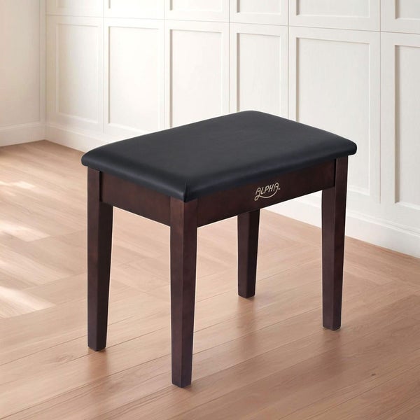 Piano Bench Stool With Storage Wooden Pu Leather Carousel 7