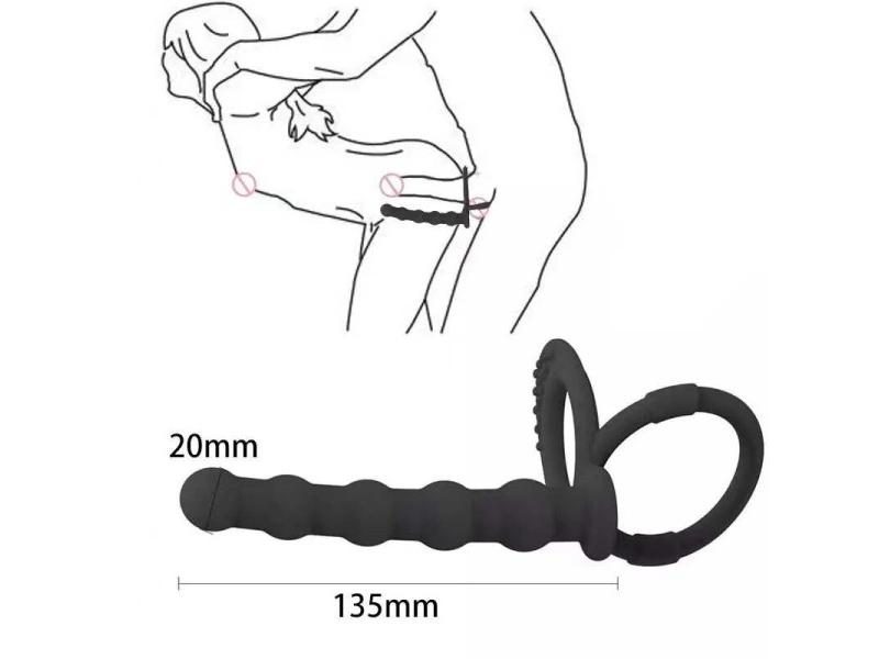 BDSM Dildo Bullet G Spot Vibrator Sexe Toys Pour Couple Penis Attachment Anal Carousel 2