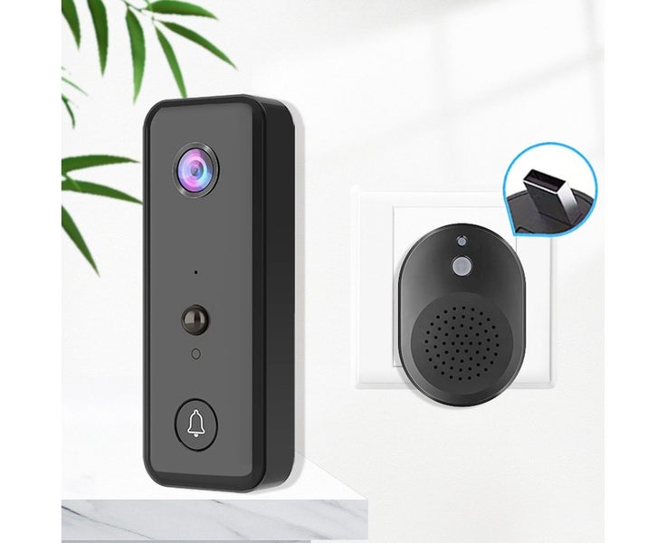 Video Doorbell Camera Wireless with Chime Ringer Battery Powered Smart AI PIR Carousel 2