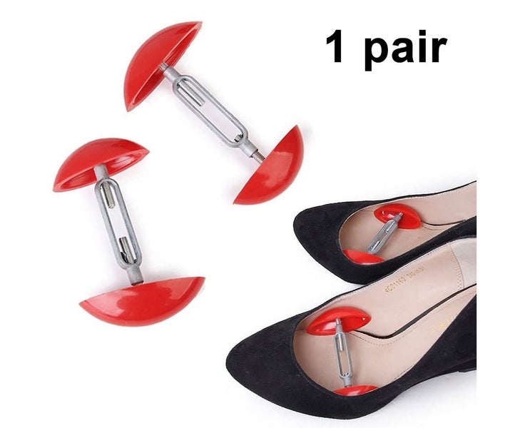 1Pair Mini Shoe Stretchers, Men Women Shoe Stretchers Shaper Expander - Red Carousel 1