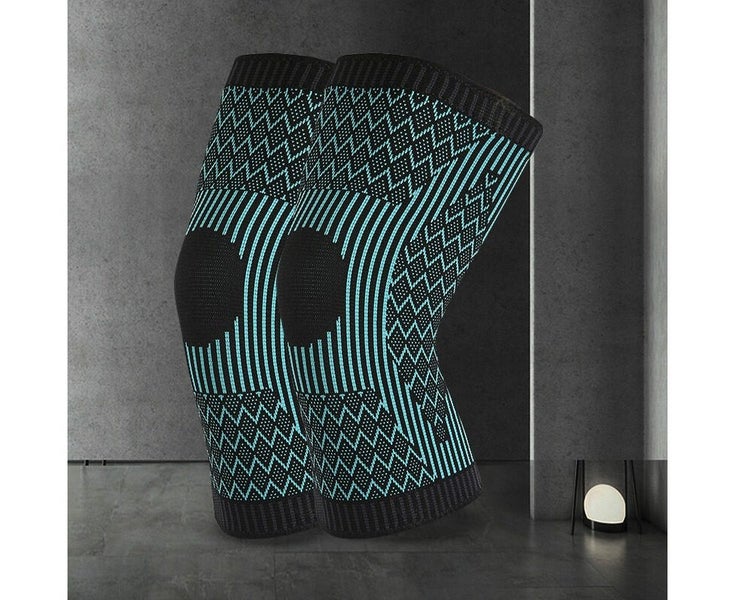 Anti-slip Design Knee Pads for Support and Protection - Green Carousel 2