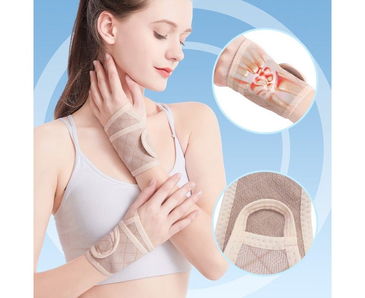 Wrist Support Wrist Brace Wrist Compression Strap Sport Wrist Protector-Grey Carousel 2