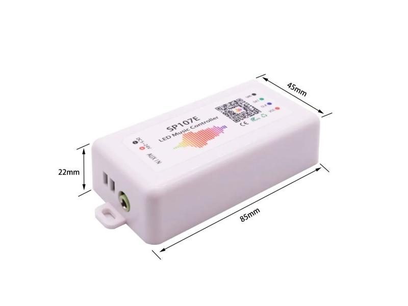 SP107e Bluetooth Music LED Controller Full Color Pixel IC Controllers By Phone Carousel 1
