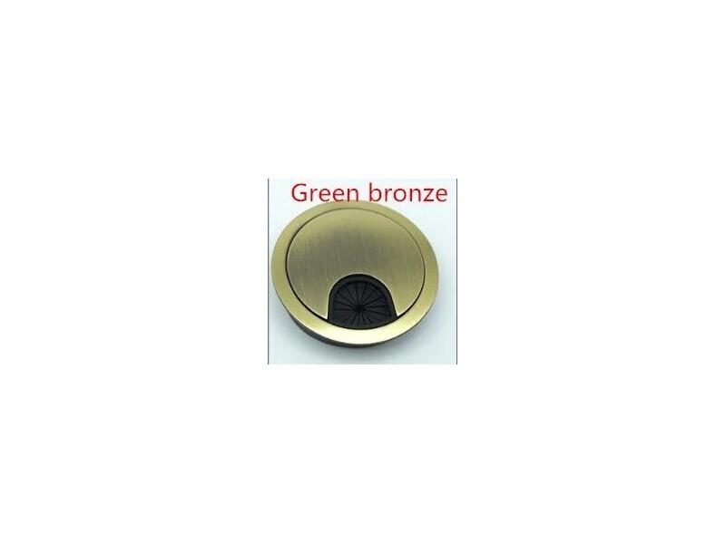 Zinc Alloy Round Table Hole Cover For 50/53/60/80mm Cables Carousel 1