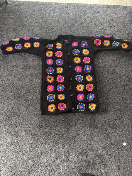 Hand crochet Cardigan Carousel 3