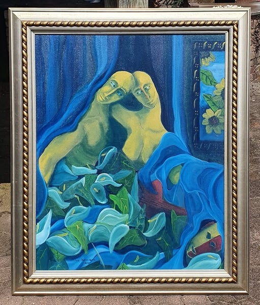 Large original painting 1m wide x 1.2m high62933720869121116