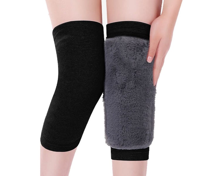 Women Men Winter Knee Warmers Knee Brace Sleeve Leg Warmer Thicken Knee Suppo Carousel 1