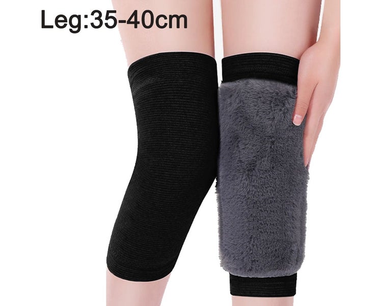 Women Men Winter Knee Warmers Knee Brace Sleeve Leg Warmer Thicken Knee Suppo Carousel 2