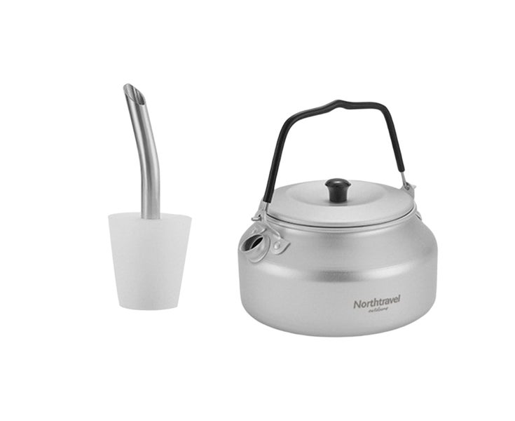 Camping Kettle Portable Rustproof High Temperature Resistant Handle Matte Lar Carousel 2