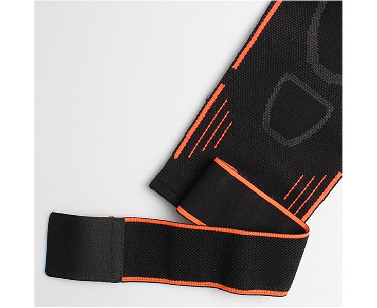 1Pc Striped Print Hook Loop Fasteners Knitted Elbow Pad Reduce Joint Pain Com Carousel 8