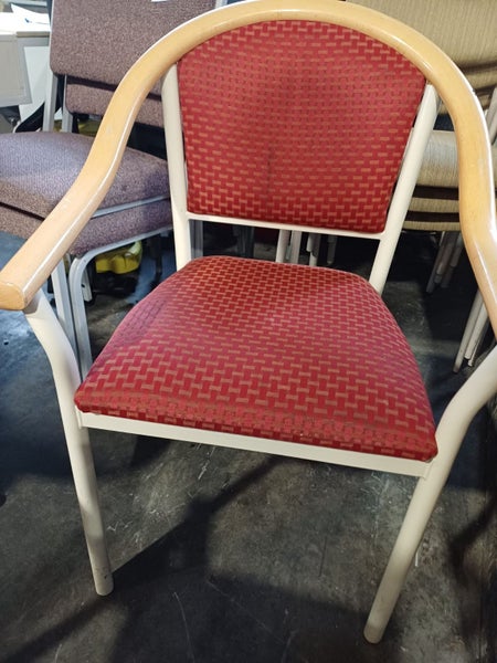 Reception chair- red Carousel 1