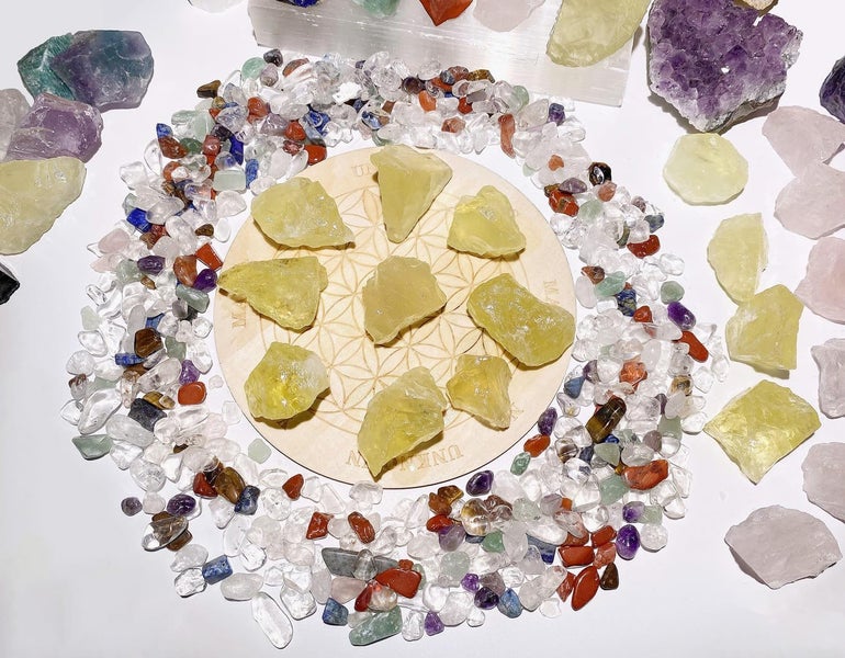 500g Citrine Crystals Quartz Rough Crystals 3-5cm Bulk Gemstones Healing Stones63617601695107114