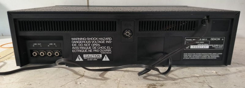 DENON CASSETTE DECK PLAYER DRM11 #B21124365-2 Carousel 3