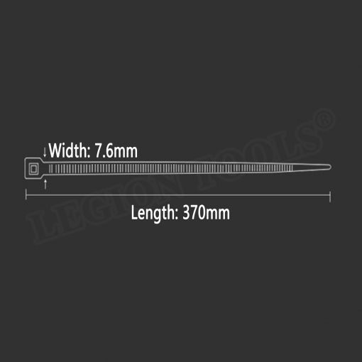 Cable Ties 7.6x370mm 40pcs/pk Carousel 2