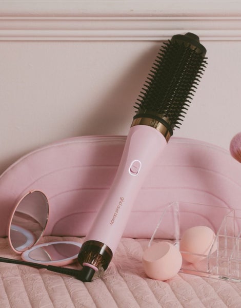 NEW ghd Duet Blowdry Limited Edition Hair Dryer Brush in Pink Sorbet Carousel 2