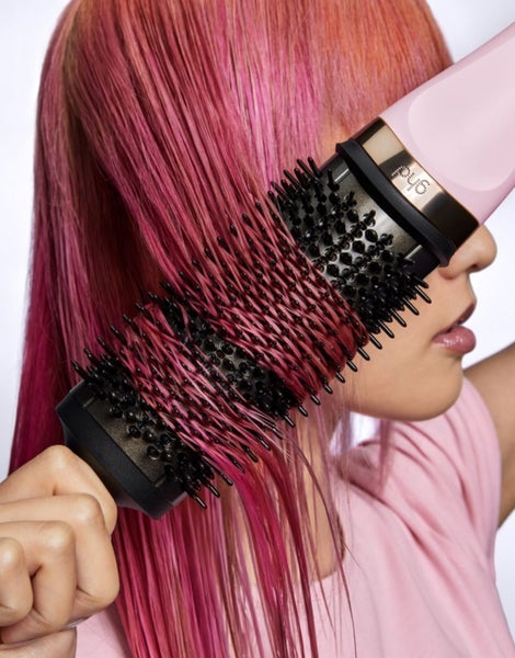NEW ghd Duet Blowdry Limited Edition Hair Dryer Brush in Pink Sorbet Carousel 8
