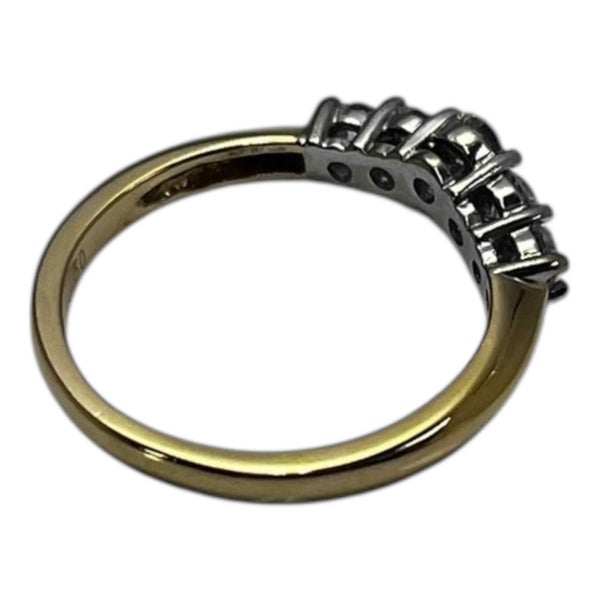 18CT YELLOW GOLD RING – 3.0GMS TDW 0.50CTS Carousel 2