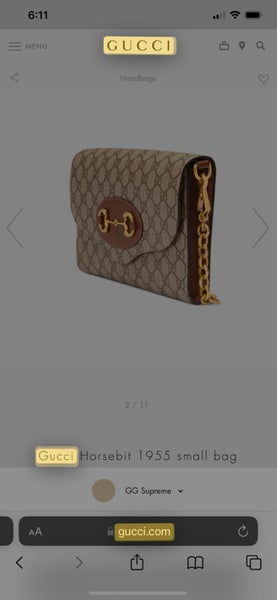 Gucci shoulder bag with gold chain and strap62979522072833111