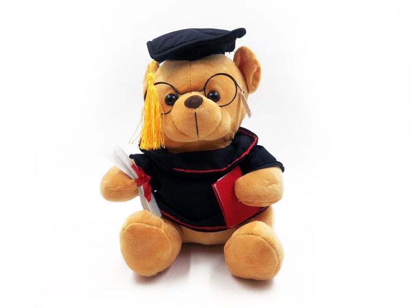 Cute Graduation with Glasses and Gown 20cm Carousel 1