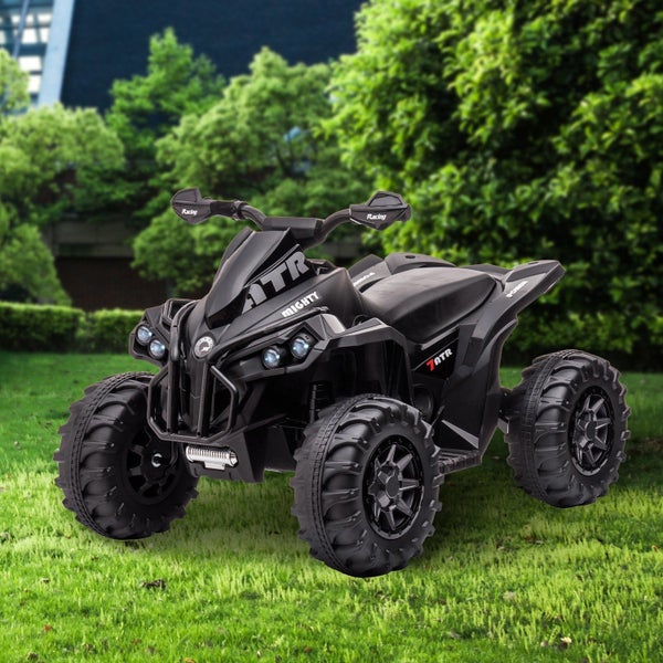Gts99 Kids Electric Ride On Quad Bike Toy Atv 50W Black Kids Ride On Toys Kahun Carousel 8