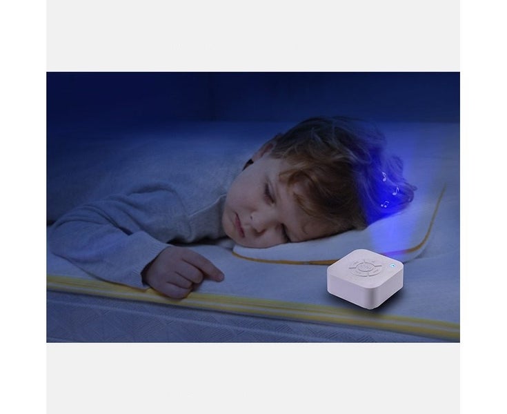 White Noise Sleep Machine with Sleep Lamp - White Carousel 3