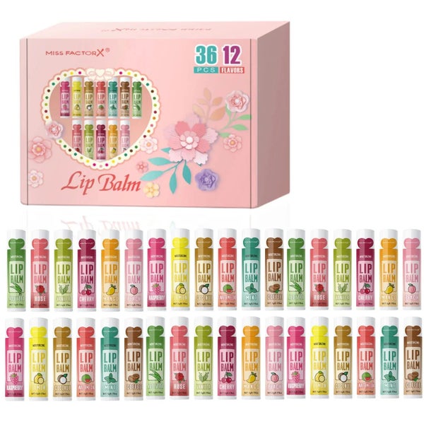 36 Piece Moisturizing Lip Balm Set 5G Deep Moisturizing & Brightening Lips Pa... Carousel 2