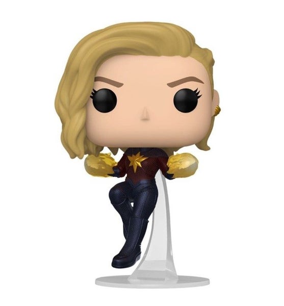 Funko - Pop! Vinyl Figure Captain Marvel with Fire Hands Carousel 1