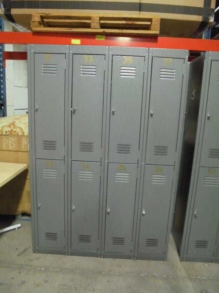 Locker 2 Tier 4 Bank Grey Carousel 1