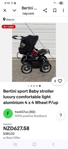 Bertini sport Baby Stroller 4x4wheel P/up Carousel 20