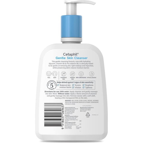 Cetaphil Skin Cleanser Gentle Pump 500mL Carousel 2