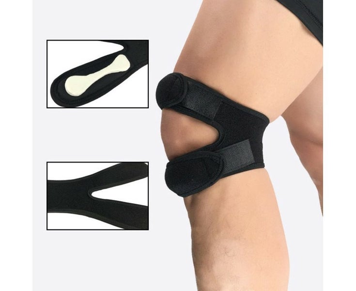 Adjustable Knee Support Patella Straps Neoprene Brace Guard Fastener Sports H Carousel 1