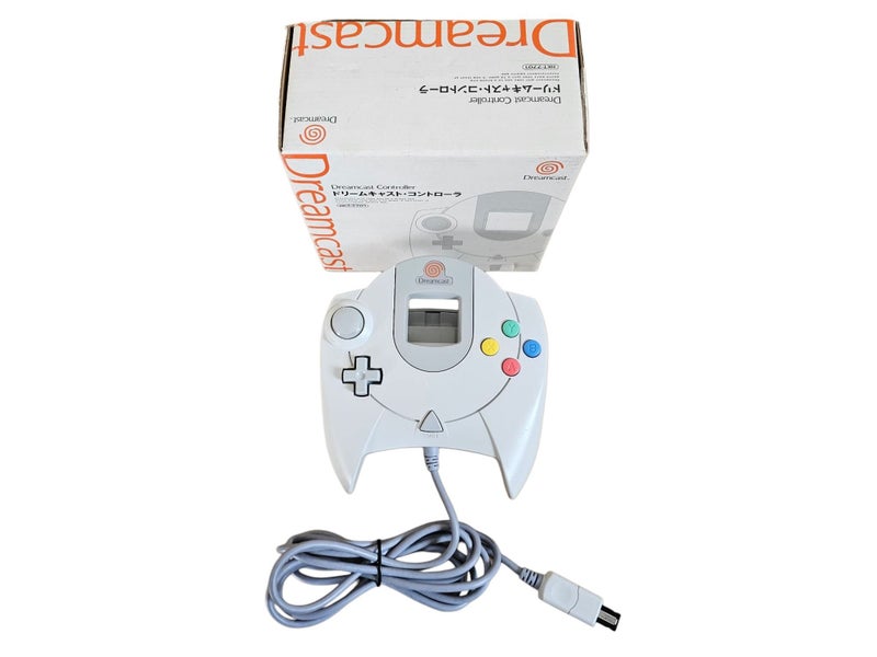 SEGA Dreamcast Controller White Original Genuine with Box - Tested #990 Carousel 1