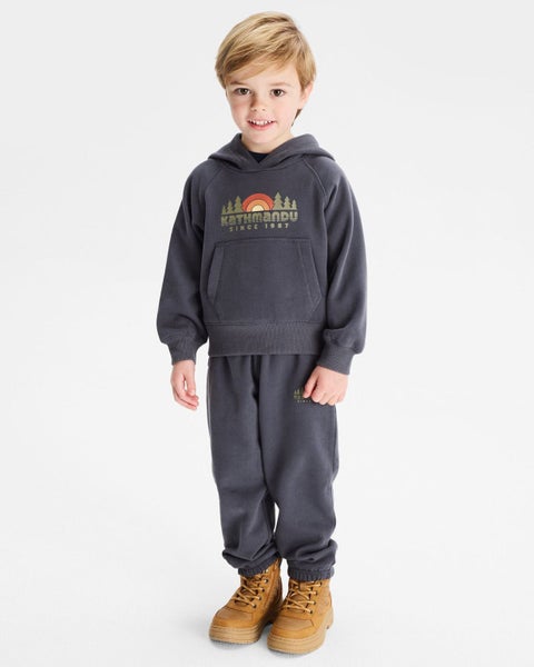 Kathmandu Kids' Retro Logo LT BB Hoodie Carousel 2