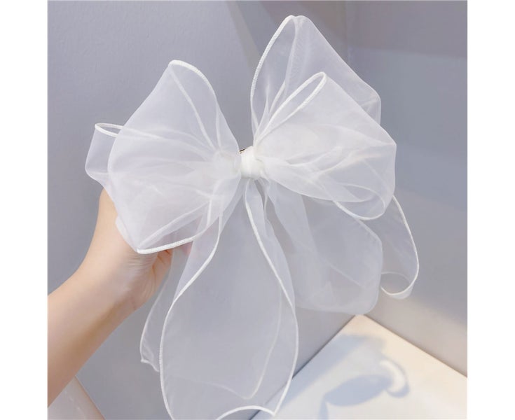 Hair Clip Bow Tie Women Barrette Colourful Cloth Hairpin Lovely Style Accesso Carousel 1