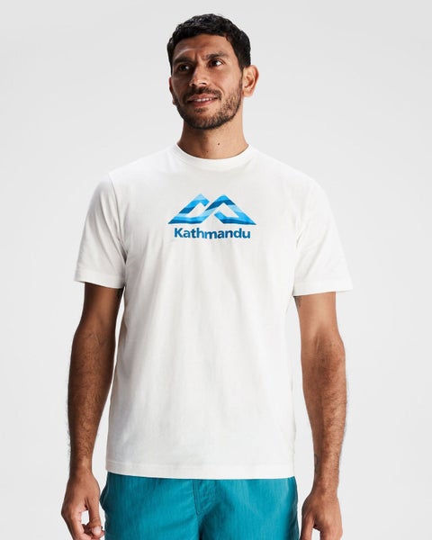 Kathmandu Men's Logo Fill Organic T-shirt Carousel 1