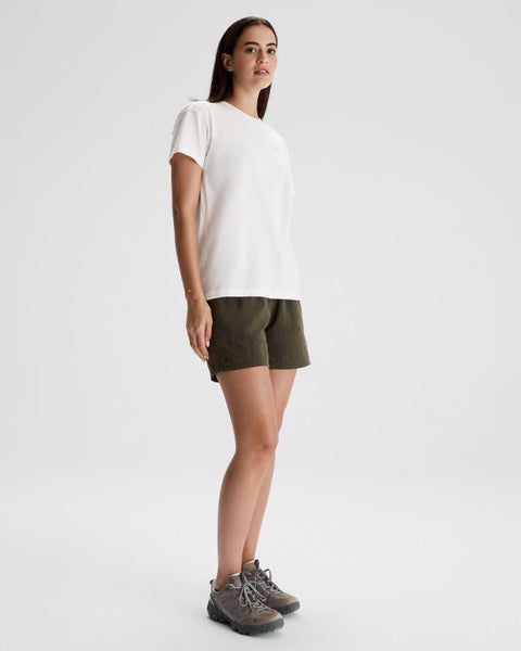 Women's Kathmandu Logo Faded Organic Cotton T-shirt Carousel 2