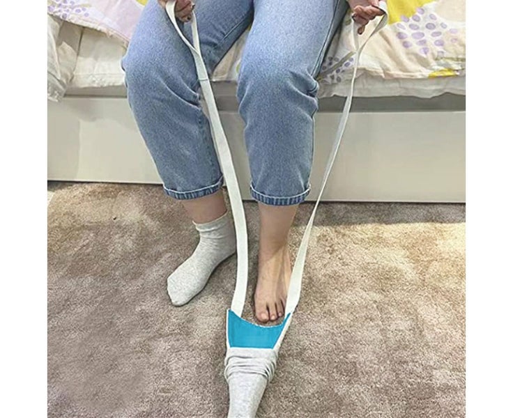 Sock Aid Device Sock Helper for Pregnant Woman Elderly Carousel 2