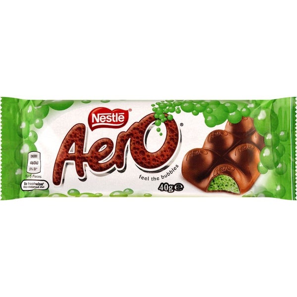 Nestlé Aero Chocolate Bar Peppermint 40g Carousel 1
