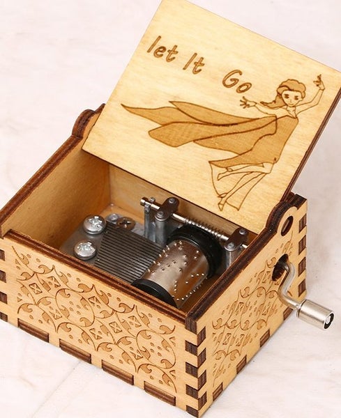 Wooden musical box - Let it go Carousel 1