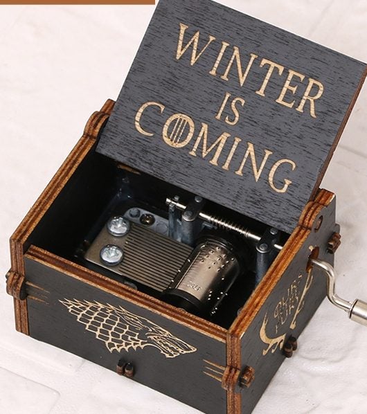 Wooden musical box - Winter is coming Carousel 1
