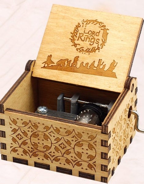 Wooden musical box - Lord of Rings Carousel 1